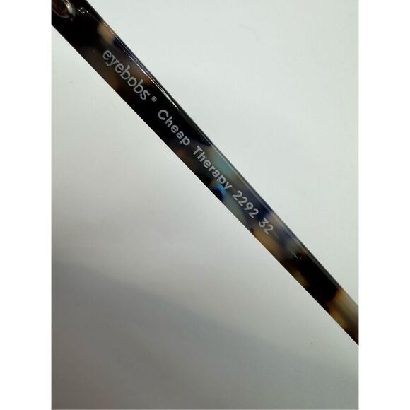 eyebobs Cheap Therapy reading glass frames blue brown tortoiseshell new without - Picture 2 of 3